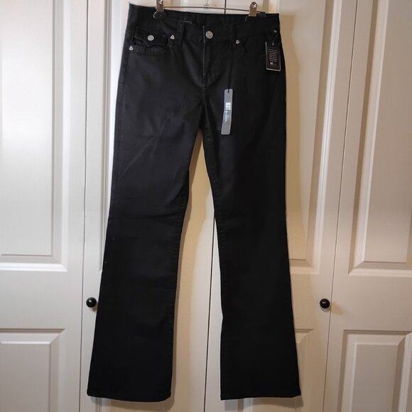 Kut from the Kloth Women’s Black Natalie Dark Wash High Rise Bootcut Jeans Sz 10 - Picture 1 of 8